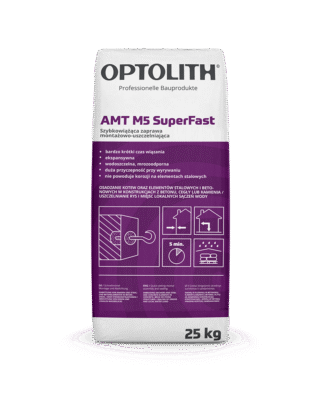 Szybkowiążąca zaprawa montażowo-uszczelniająca- AMT M5 SuperFast
