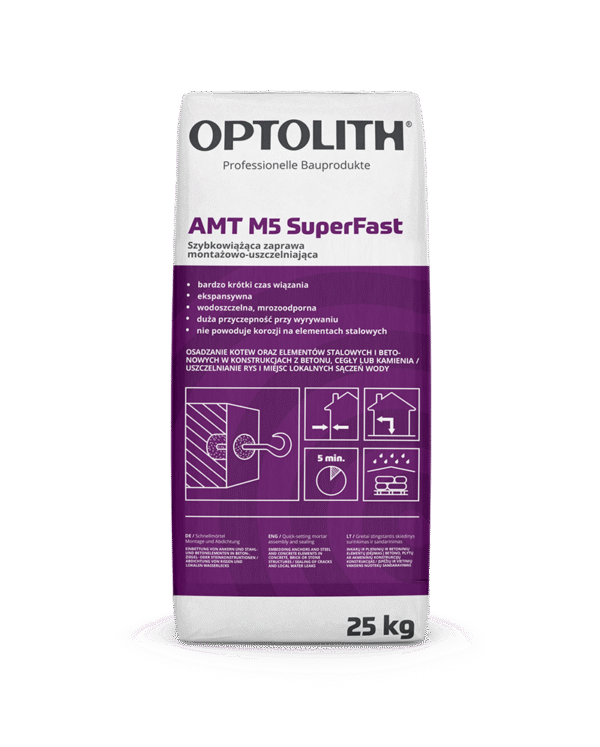 Szybkowiążąca zaprawa montażowo-uszczelniająca- AMT M5 SuperFast