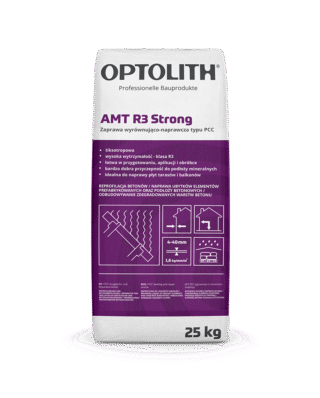 Zaprawa wyrównująca- naprawcza typu PCC, 4-40mm, klasa R3- AMT R3 Strong