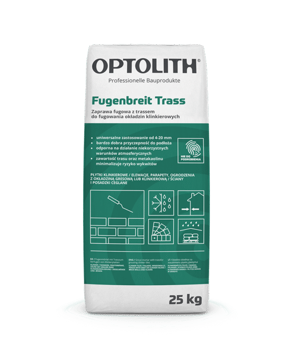 Zaprawa fugowa z trassem do fugowania okładzin klinkierowych- Fugenbreit Trass