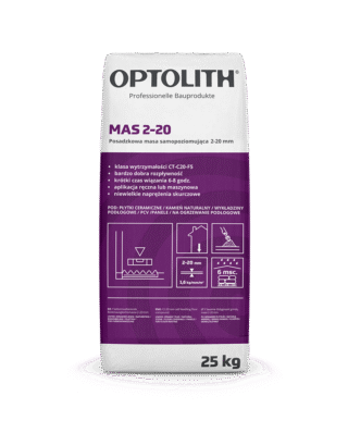 Posadzkowa masa samopoziomująca 2-20 mm – MAS 2-20