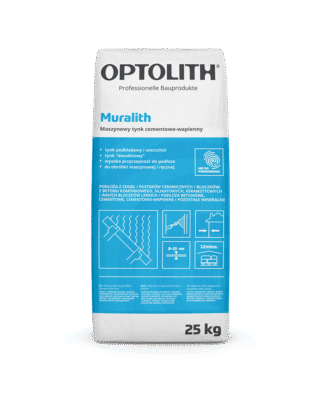 Maszynowy tynk cementowo-wapienny- Muralith