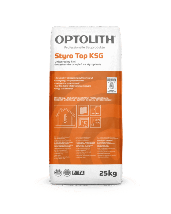 Uniwersalny klej do systemów ociepleń na styropianie – StyroTop KSG