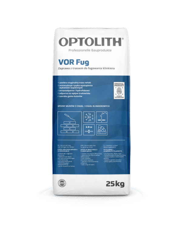 Zaprawa z trasem do fugowania klinkieru – VOR Fug