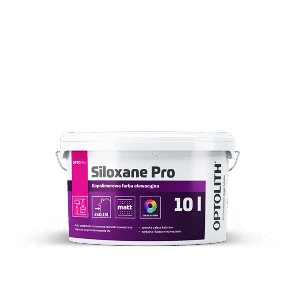 Siloxane Pro – Kopolimerowa farba elewacyjna