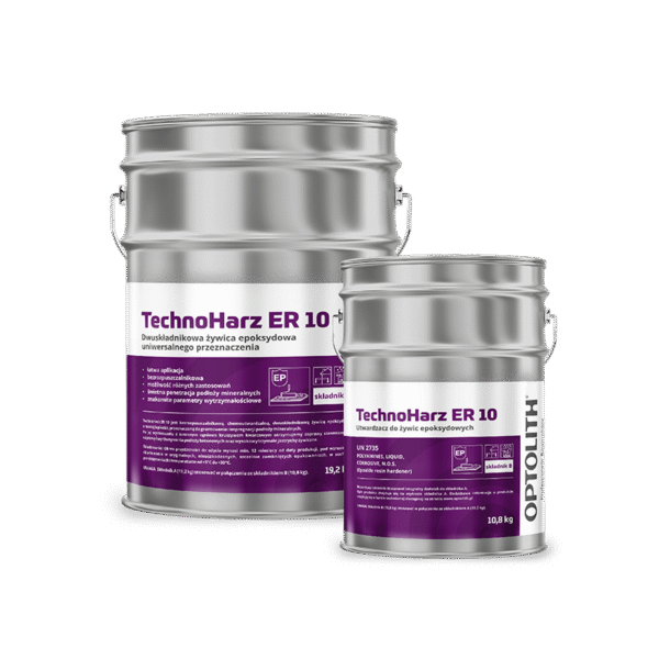 Żywica epoksydowa uniwersalna do gruntowania, impregnacji- TechnoHarz ER 10 składnik A i B
