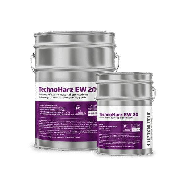 Żywica epoksydowa wodorozcieńczalna do barwnych powłok- TechnoHarz EW 20 składnik A i B