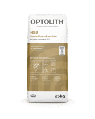 Optosan HSB Sanier-Vorspritzmörtel -  obrzutka renowacyjna WTA 