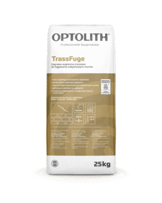 Optosan TrassFuge -  zaprawa wapienno-trassowa do fugowania zabytkowych murów 