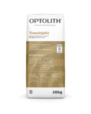 Optosan TrassInjekt - zaprawa iniekcyjna z trassem do zabytkowych murów 