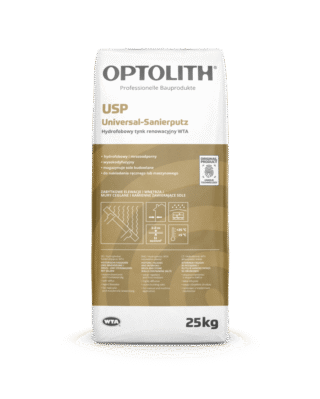  Optosan USP Universal-Sanierputz -  hydrofobowy tynk renowacyjny WTA 
