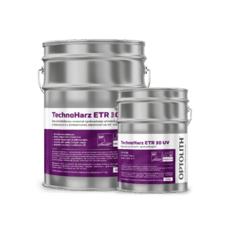 TechnoHarz ETR 30 UV - Dwuskładnikowy materiał epoksydowy uniwersalnego przeznaczenia o podwyższonej odporności na UV - transparentny