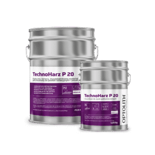 TechnoHarz P 20 - Elastyczny, barwny, dwuskładnikowy materiał poliuretanowy do powłok izolacyjnych i posadzek