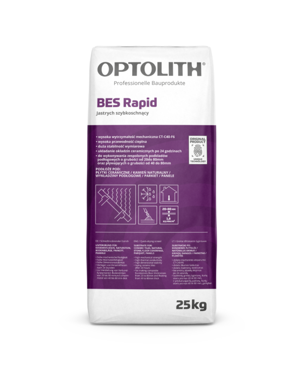 BES Rapid - Jastrych szybkoschnący